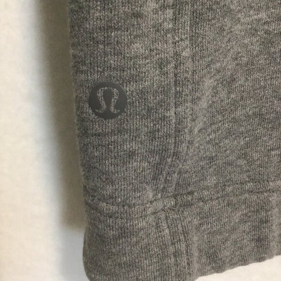 Lululemon Wind Down Pullover Heathered Medium Grey/Slate Size 10 - Picture 10 of 15